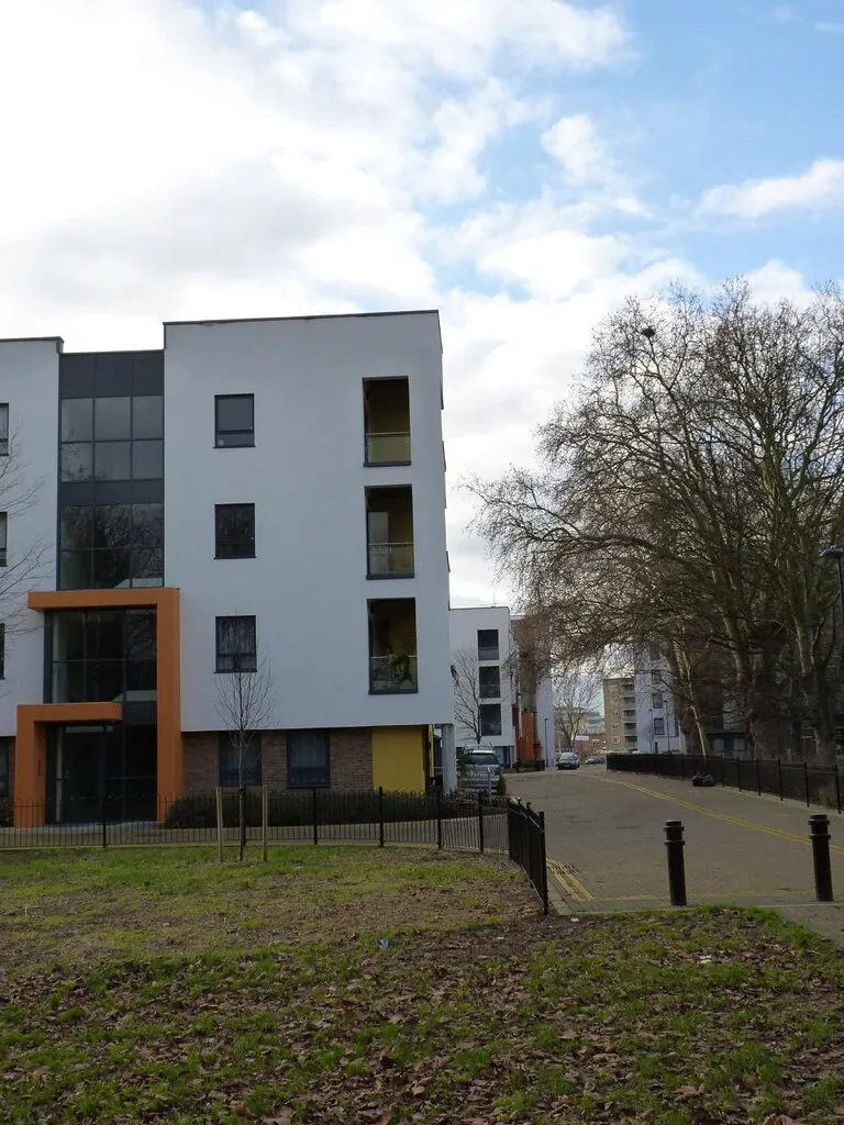 New flats at South Acton, 2012