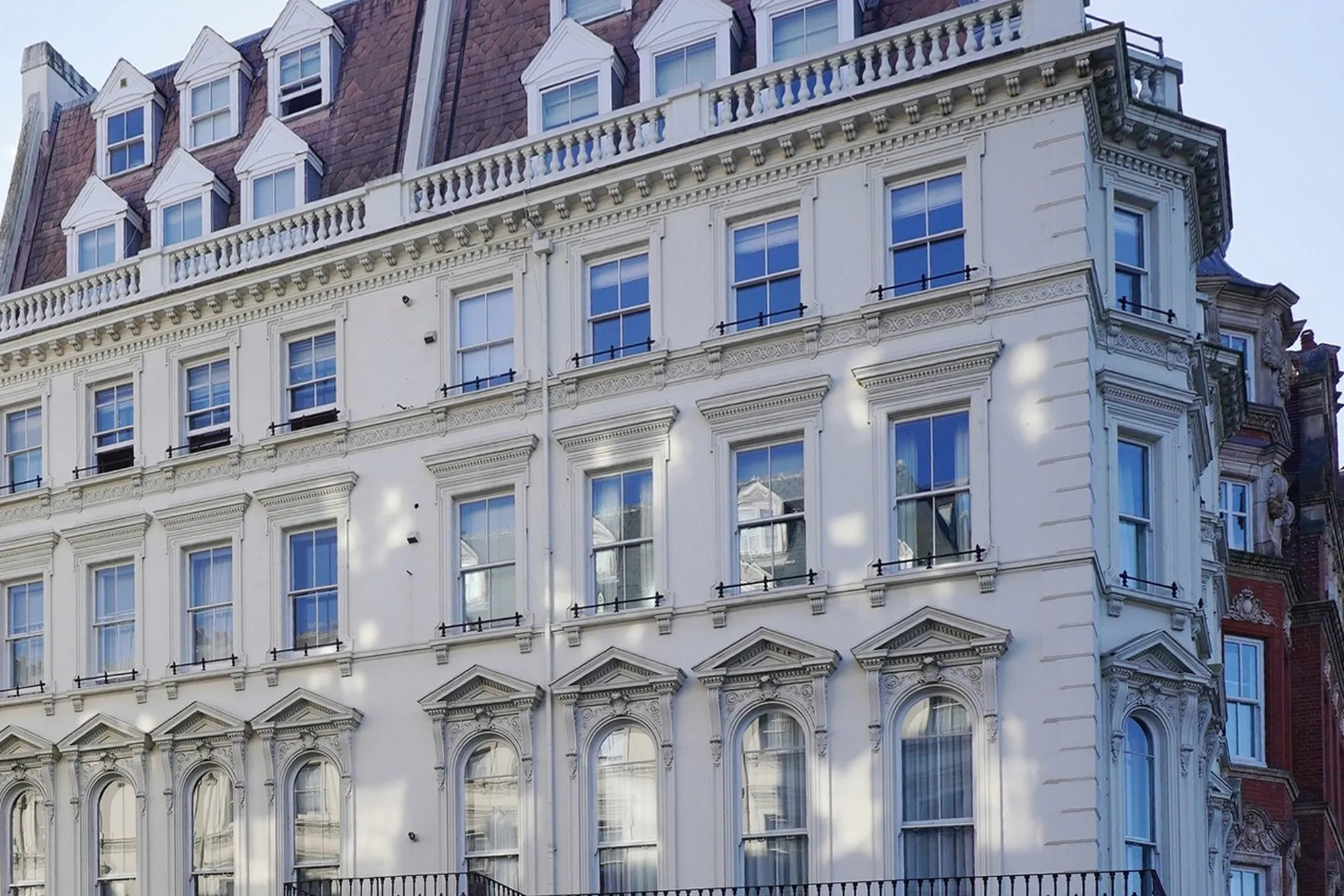 Townhouse exterior of a prime London home