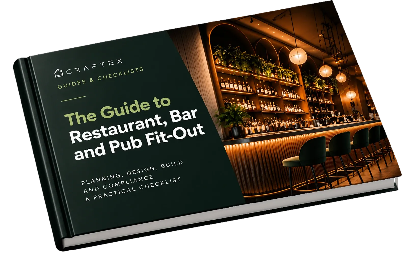 Cover of the free Craftex Guide to Restaurant, Bar and Pub Fit-Out