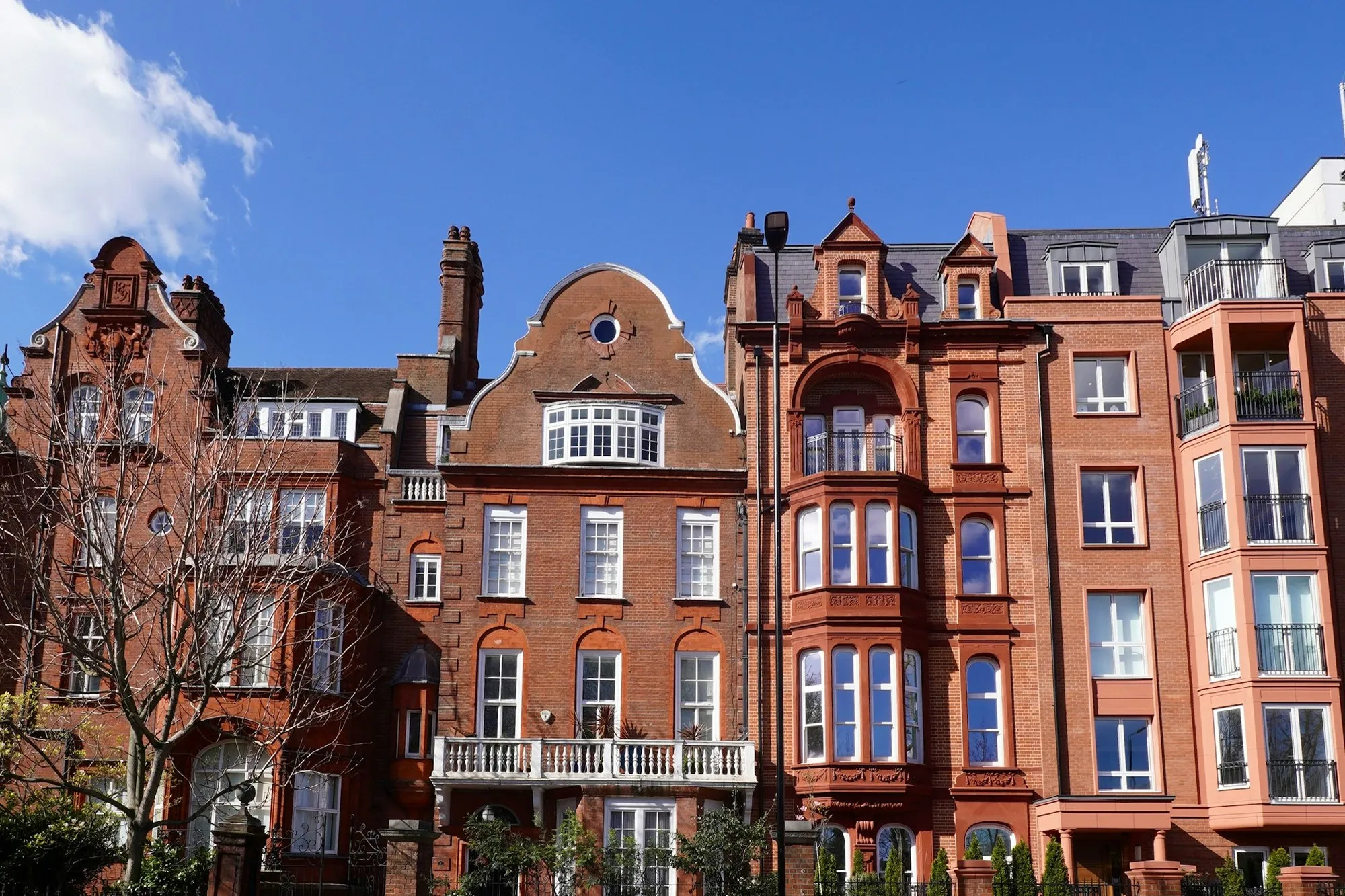 Period block of flats prepared for major works