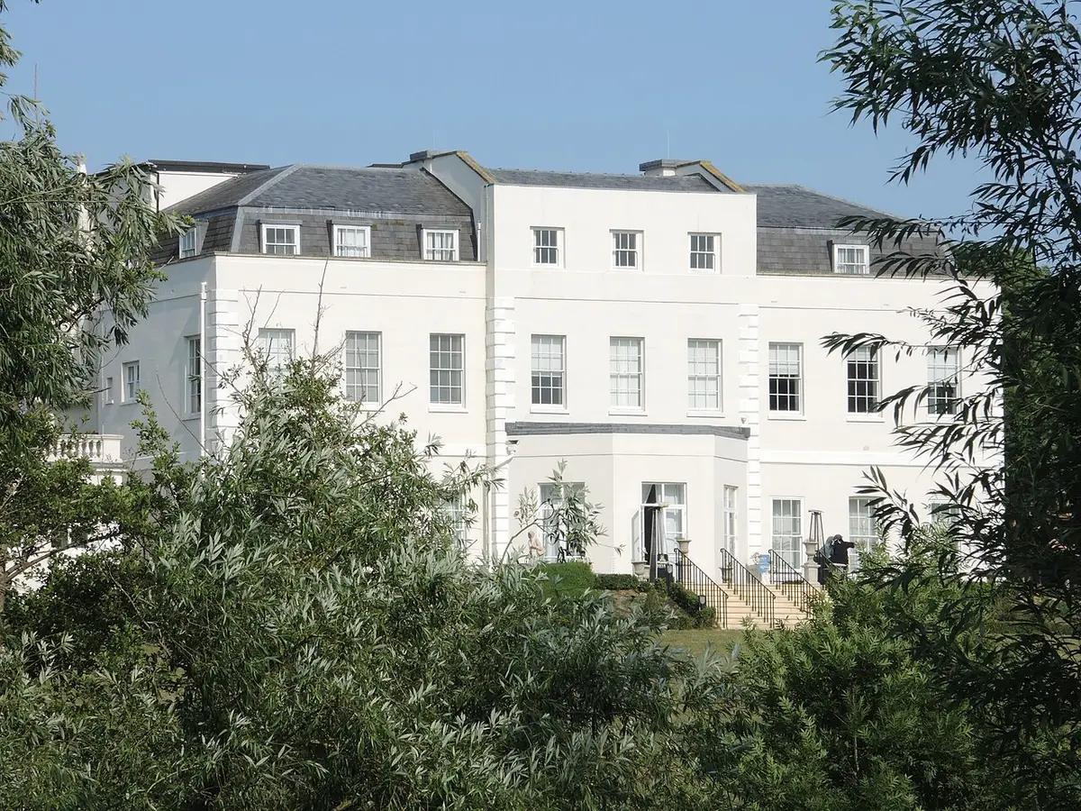 Hillingdon House, the Grade II listed house within the former RAF Uxbridge site, 2023