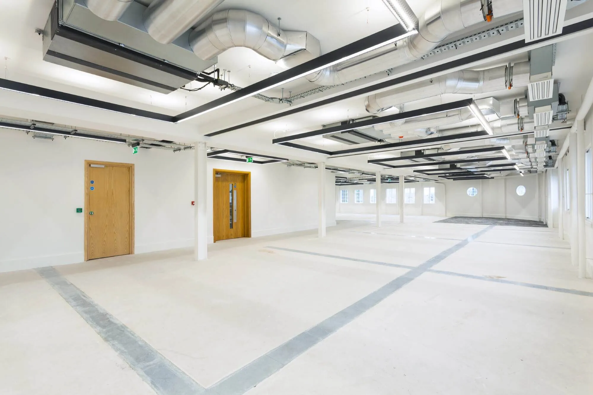 New ductwork, lighting and services at Portsoken House