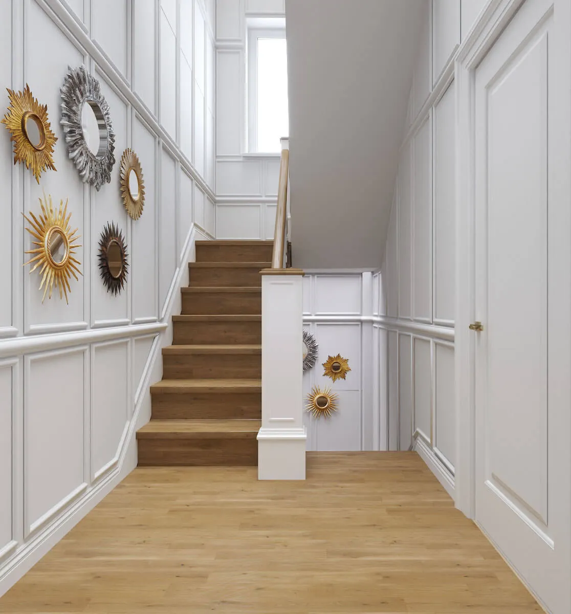 wooden staircase